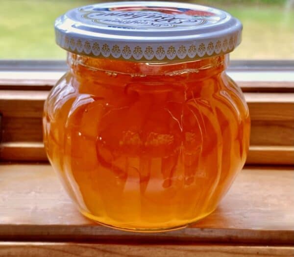 cute jar of kumquat marmalade