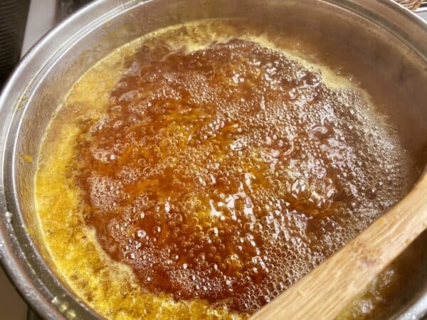 marmalade at a rolling boil