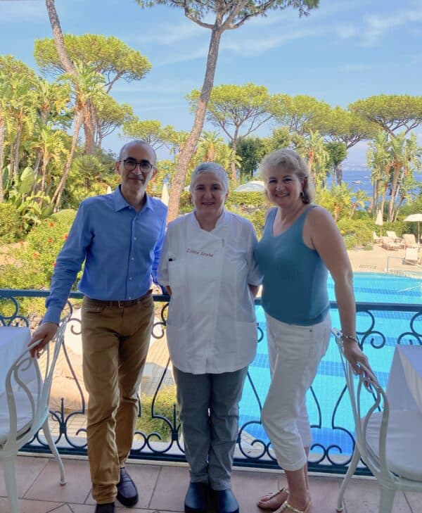 Manager Alessandro, Chef Libera and me Manager Alessandro, Chef Libera and me