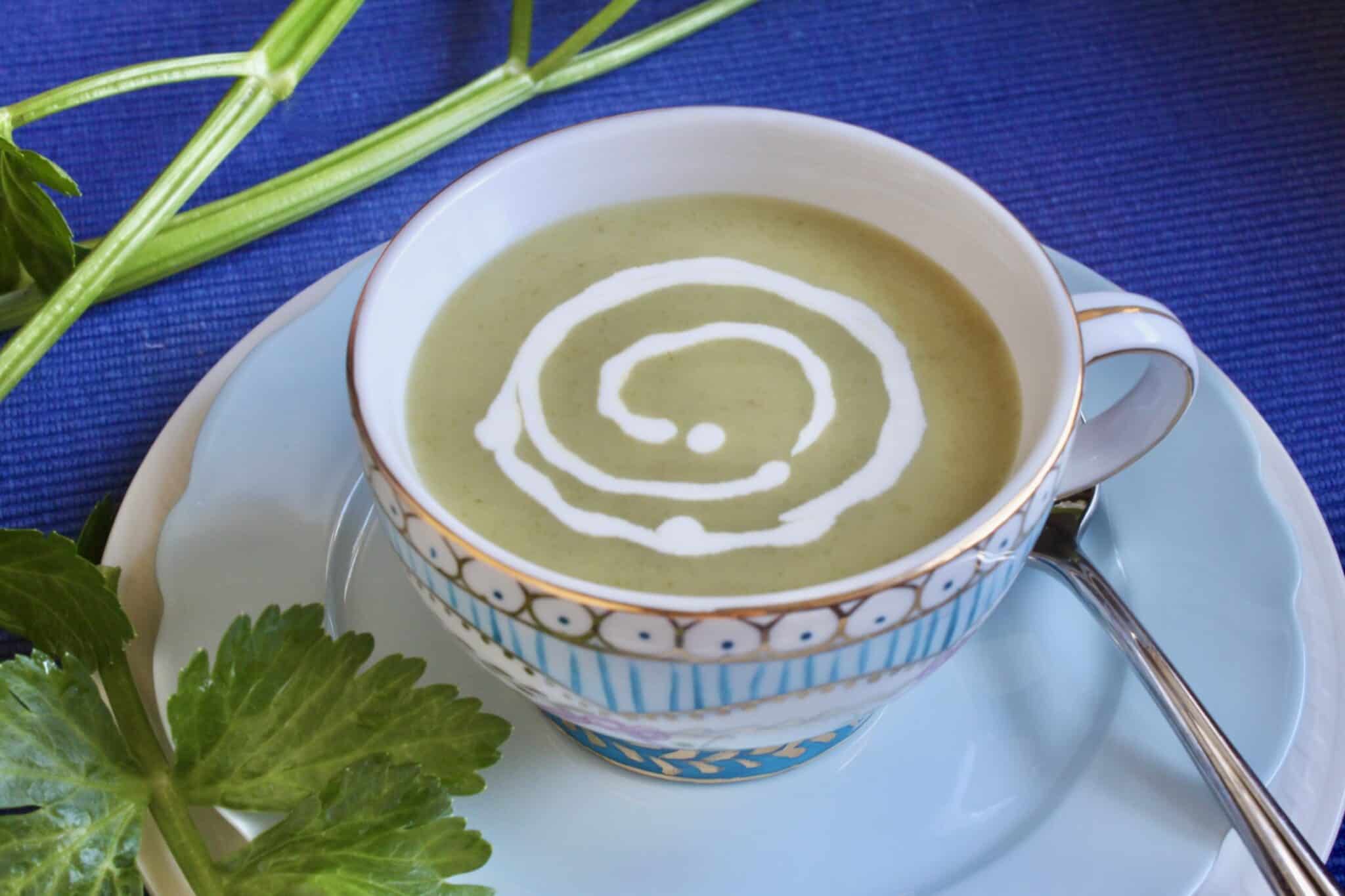 Celery Soup (Easy Recipe With or Without Cream) Christina's Cucina
