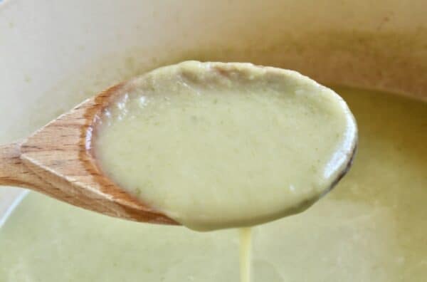 spoonful of celery soup