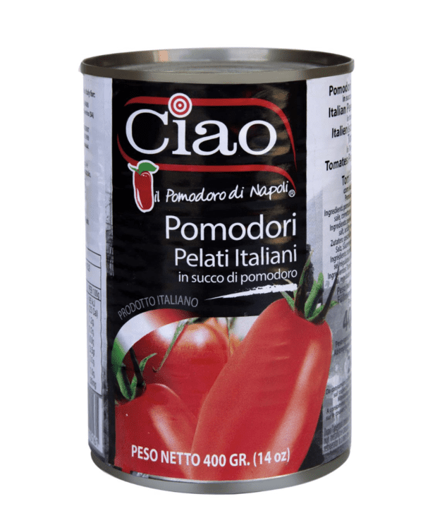 Can of Ciao pomodori