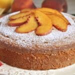Peach Cake (Easy Recipe – No Peeling Necessary)