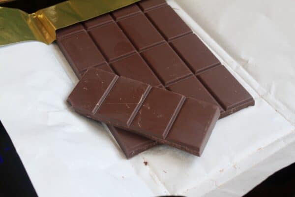 good quality bar of dark chocolate