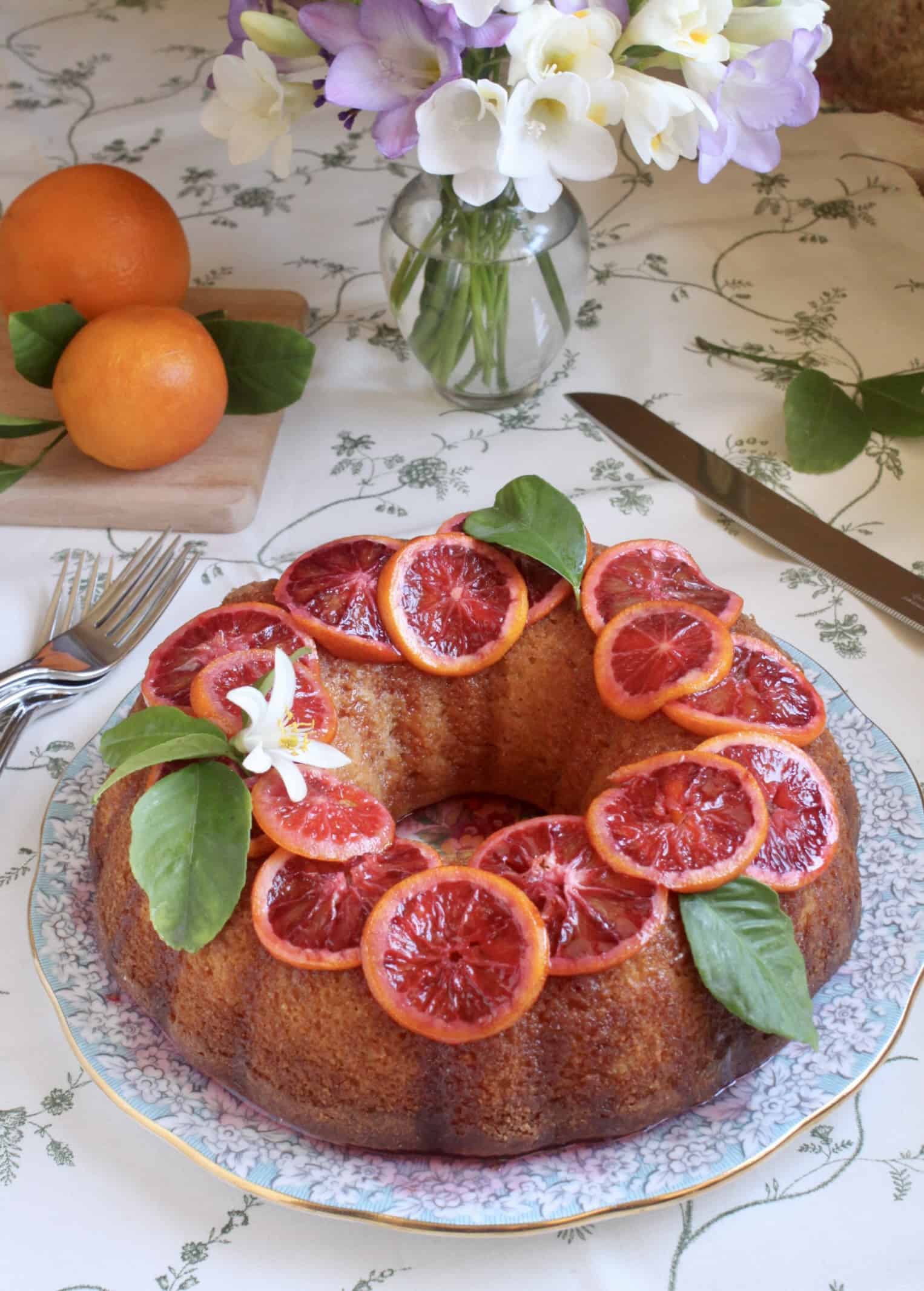 blood orange cake