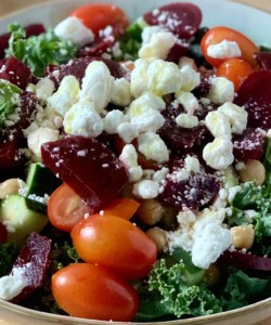 Kale Salad with Goat Cheese