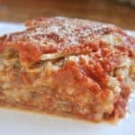 piece of cabbage casserole