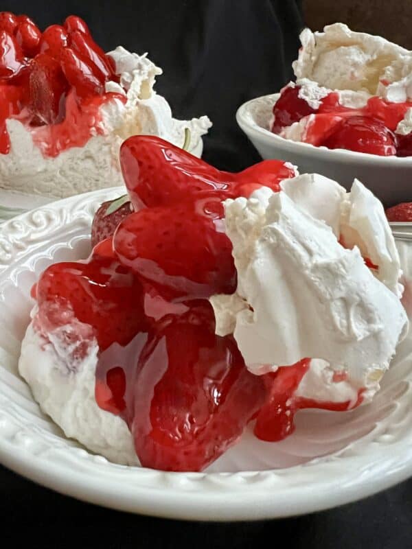 servings of strawberry dessert