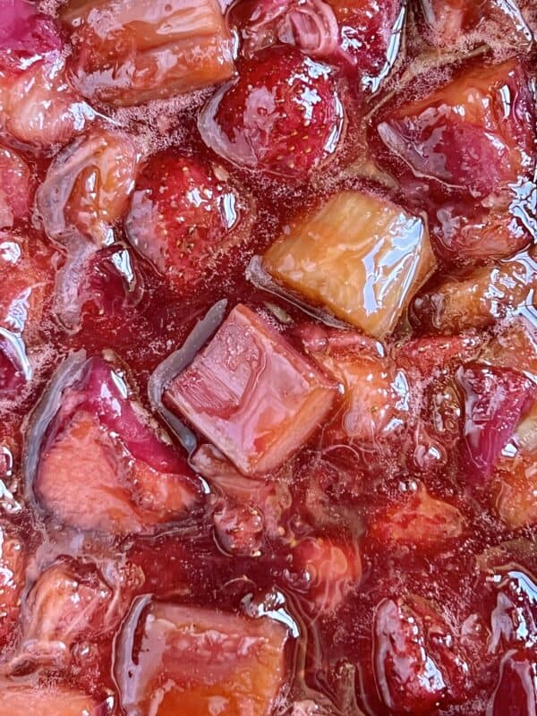 strawberry rhubarb filling