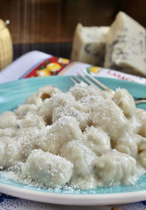 Creamy Gorgonzola Gnocchi (No Cream) - My Sequined Life