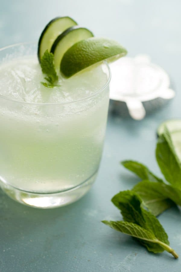 cucumber gin fizz