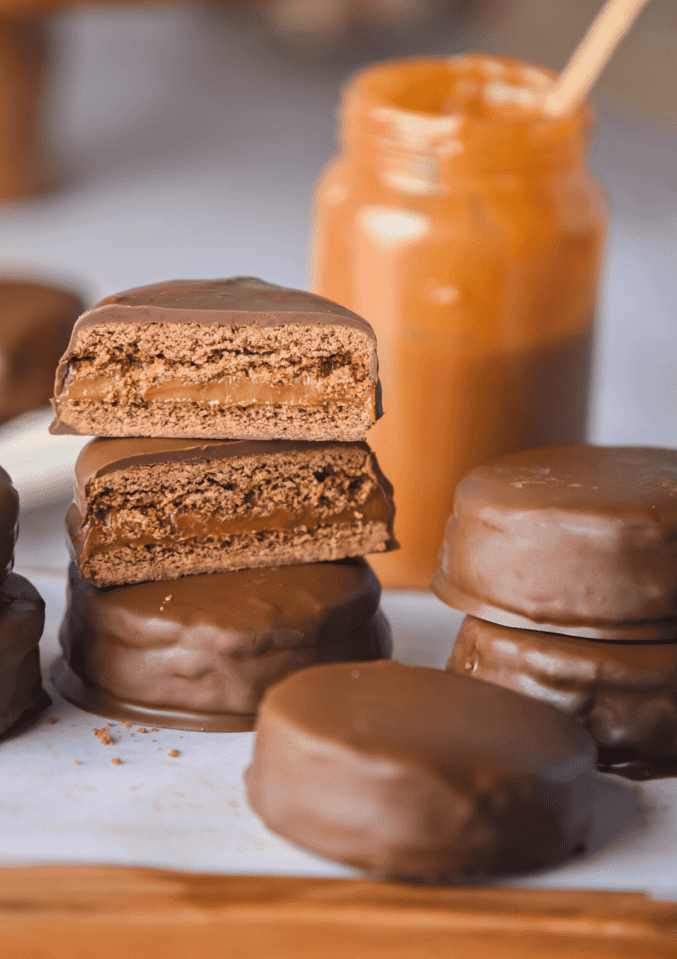 chocolate alfajores