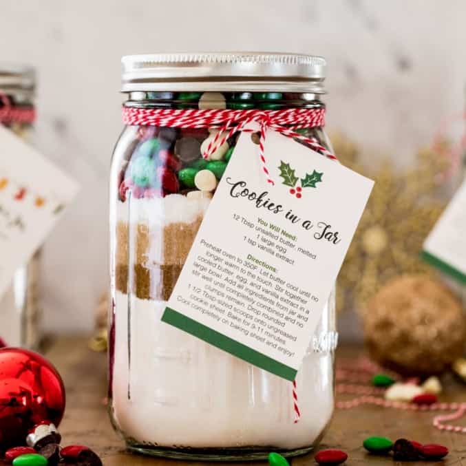 cookie mix in a jar