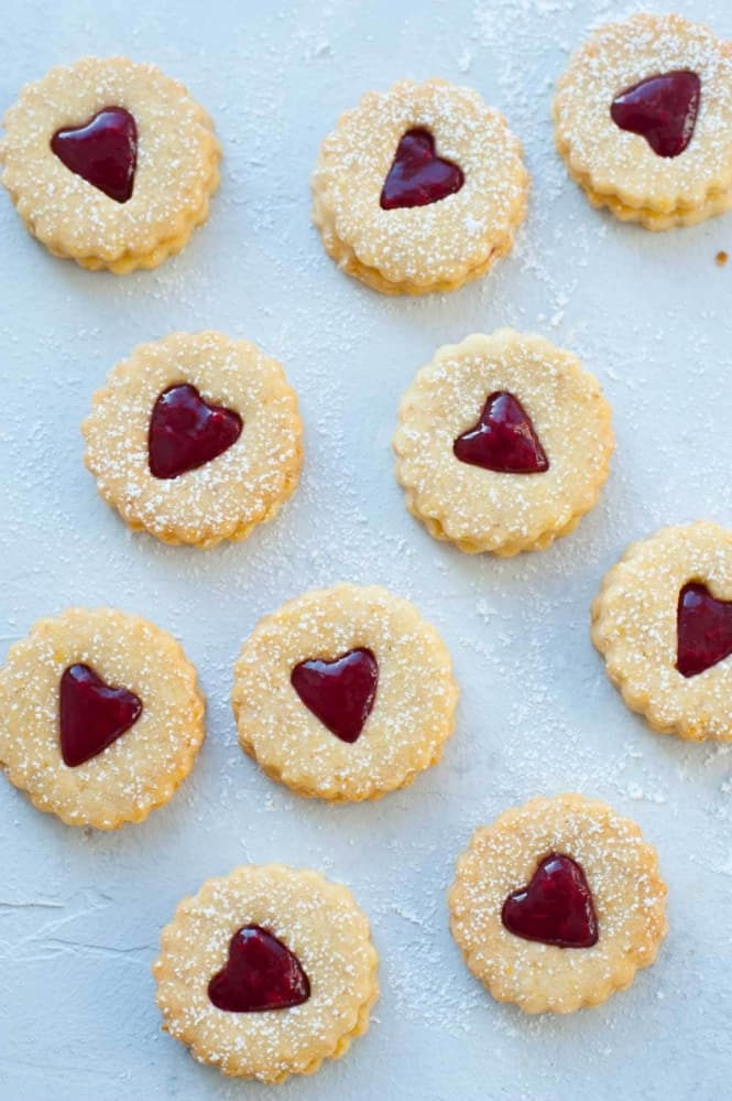 linzer cookies