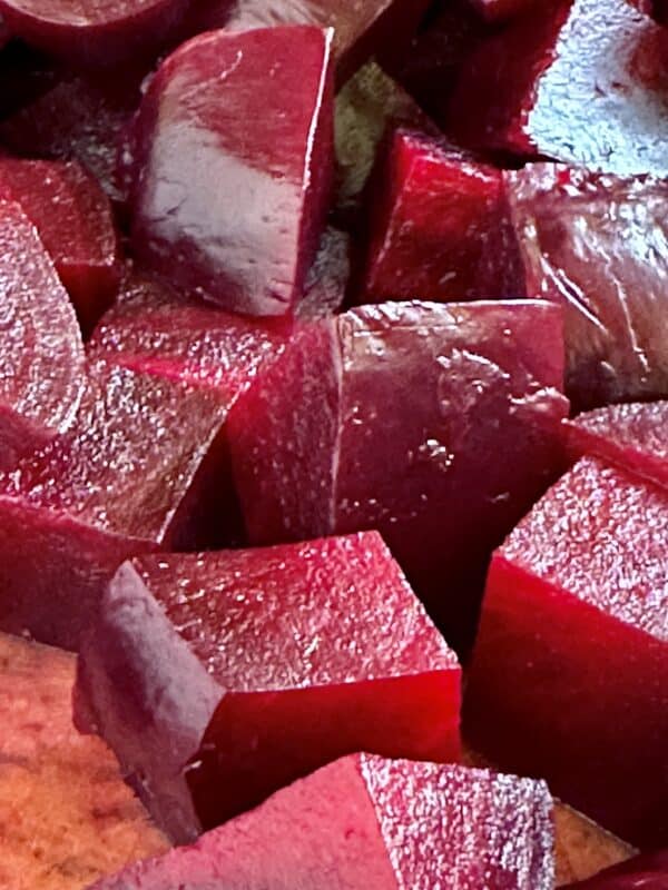 diced beets