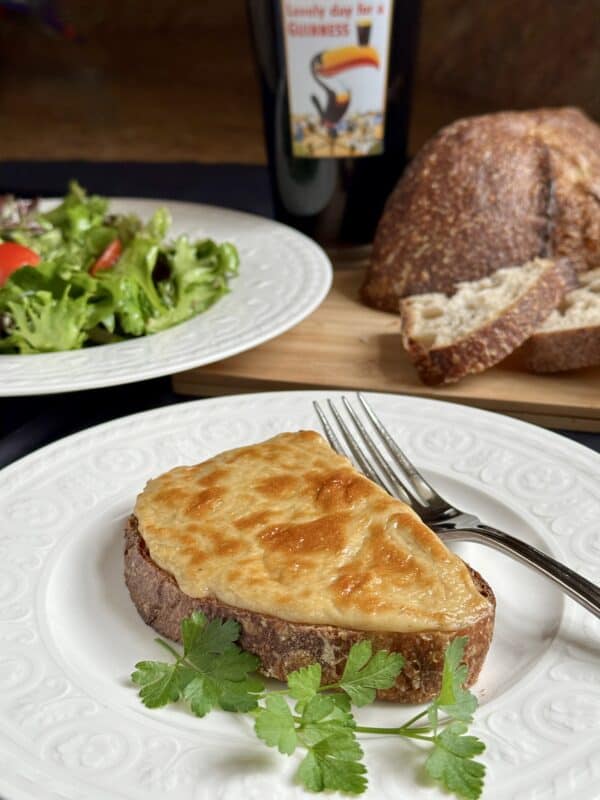 Welsh rarebit meal