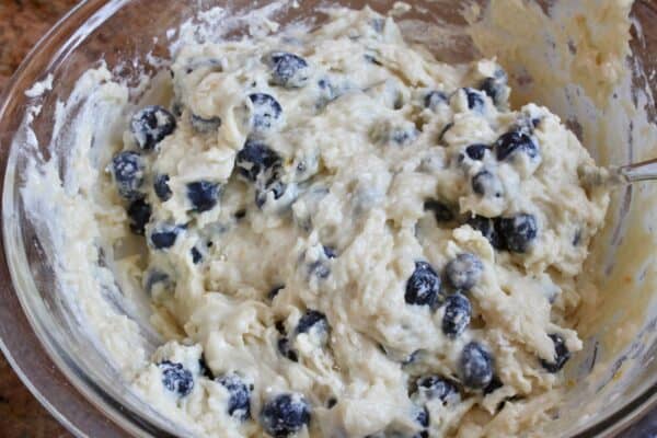 blueberry muffin mixture