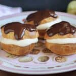 close up profiteroles