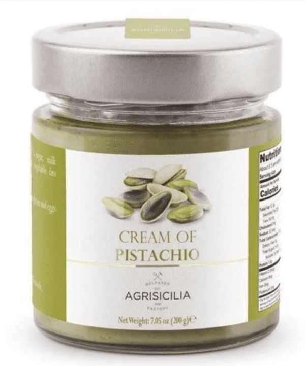 cream of pistachio jar