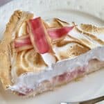 Rhubarb Tart (with or Without Meringue)