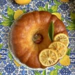 Meyer Lemon Cake (Lemon Bundt Cake with Glaze or Icing)