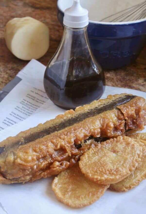 deep fried black pudding