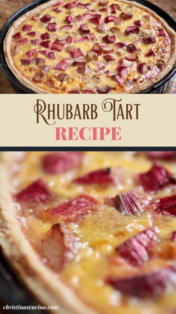 rhubarb tart pin