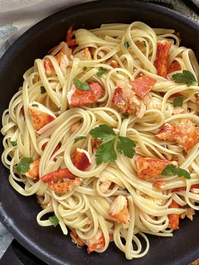 lobster pasta with fettuccine