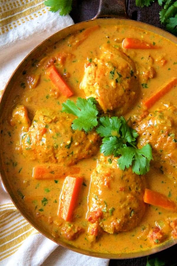 curry braised chicken thighs for healthy meals on a budget