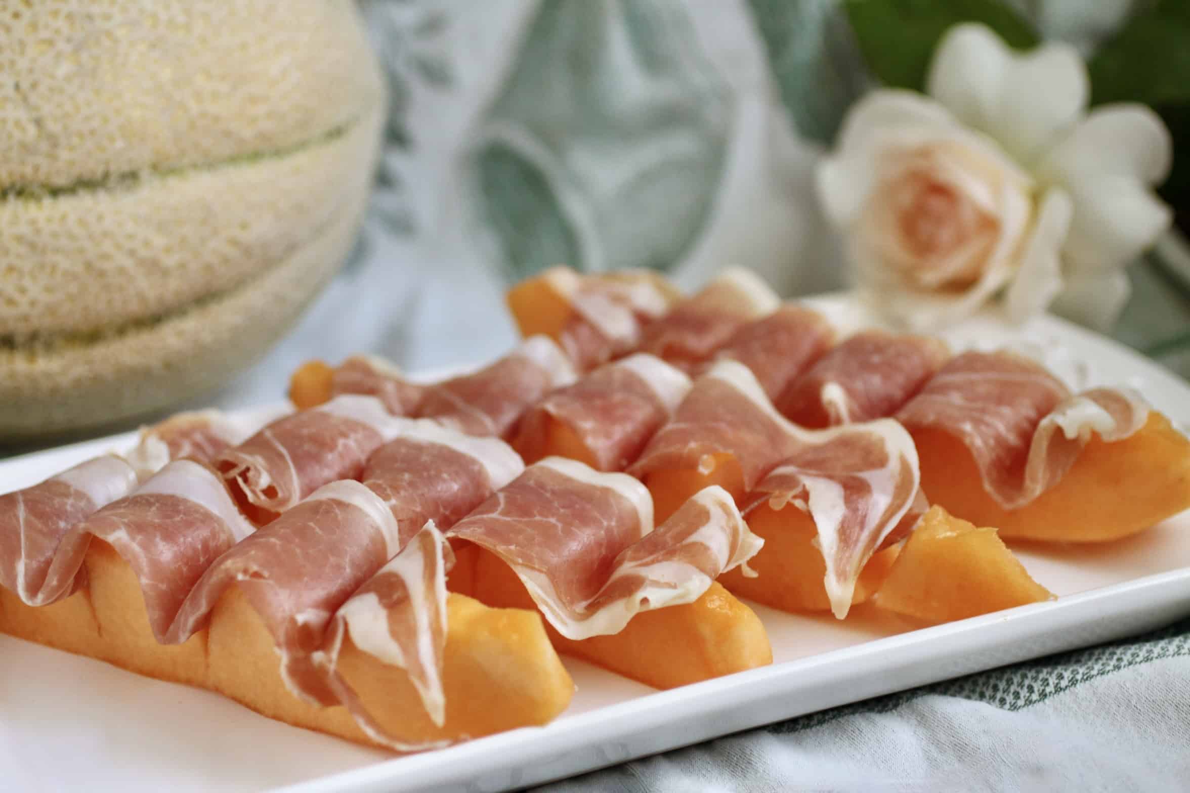 prosciutto with melon