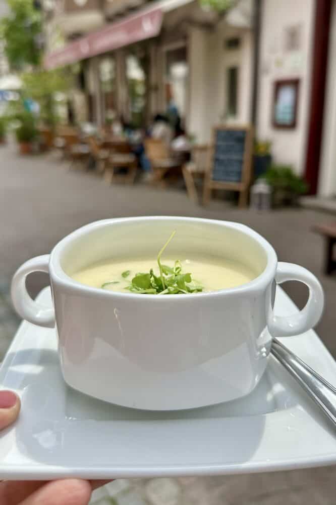 asparagus soup in Besigheim