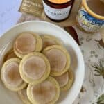 taylor swift chai cookies with candle