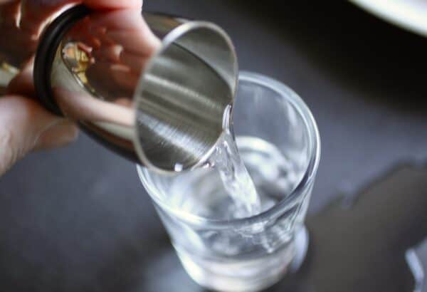 pouring vodka