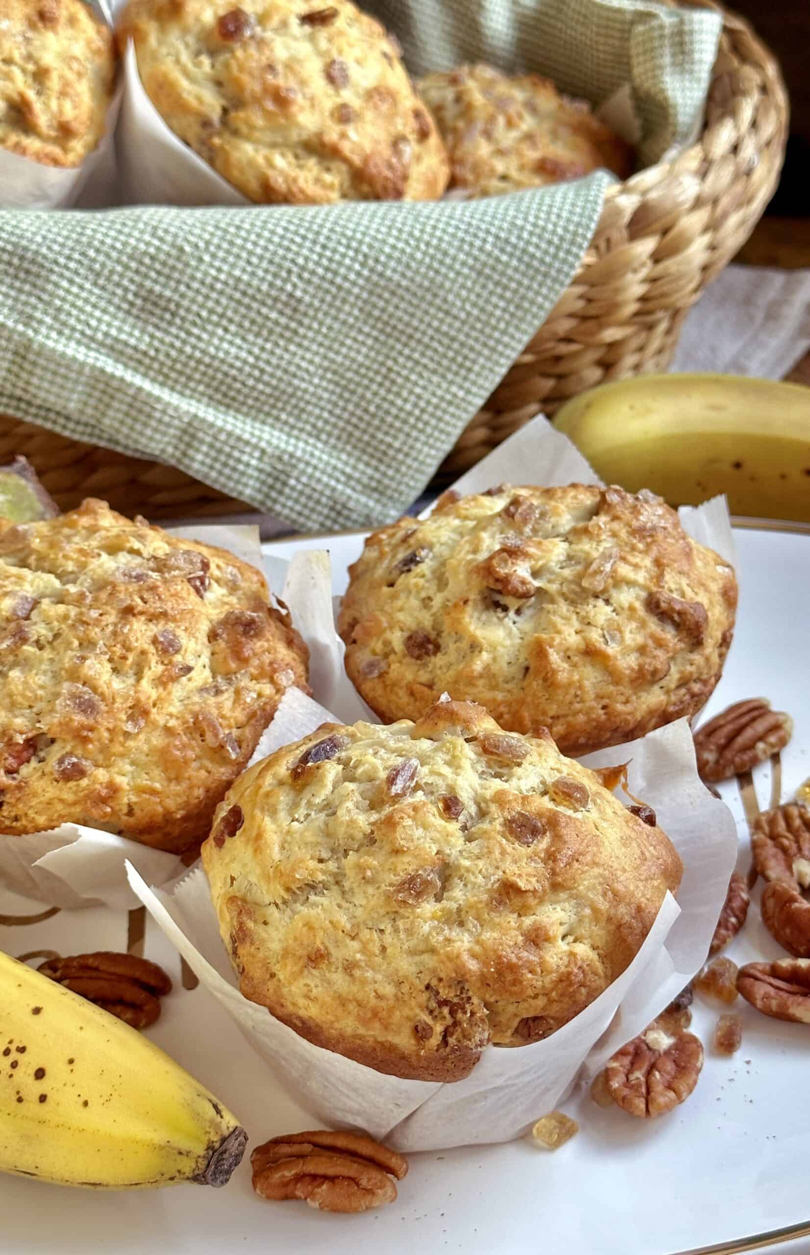 Banana Nut Muffins (Fluffiest. Lightest. Best Recipe, Ever