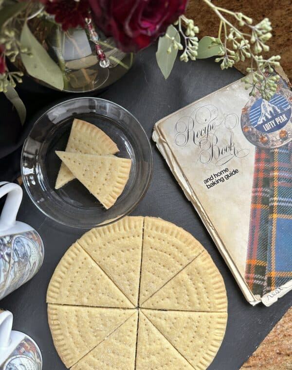 Lofty Peak cookbook and petticoat tails shortbread