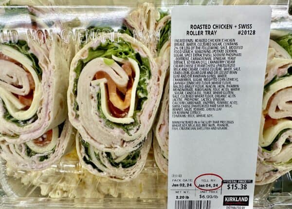 Costco pinwheel sandwiches