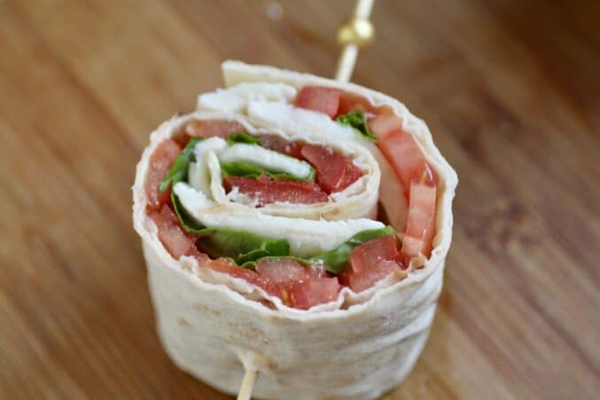 Caprese sandwich rolls