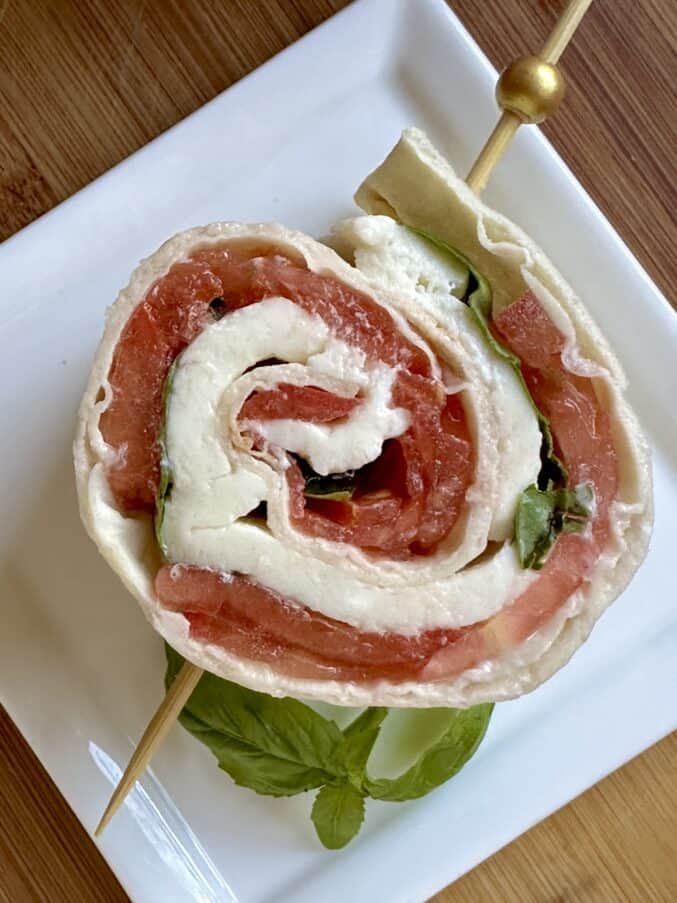 Italian pinwheel sandwich