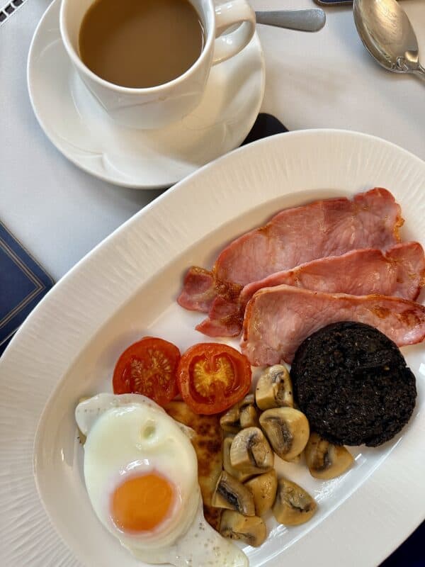 Scottish breakfast at Northlands in Pitlochry