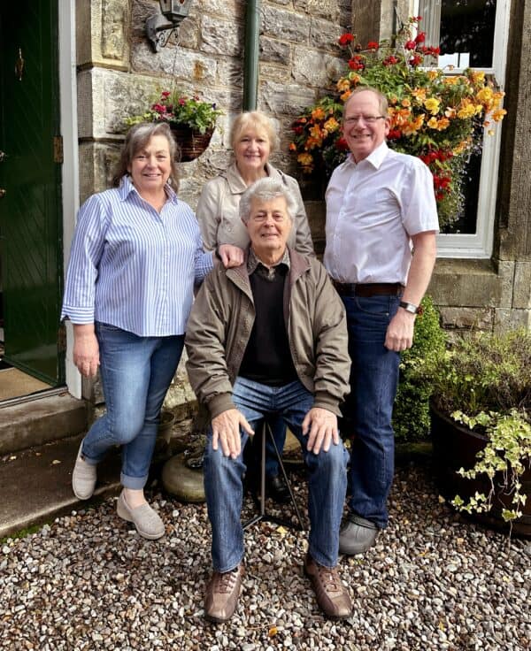 my parents with Pauline and David at Northlands in Pitlochry
