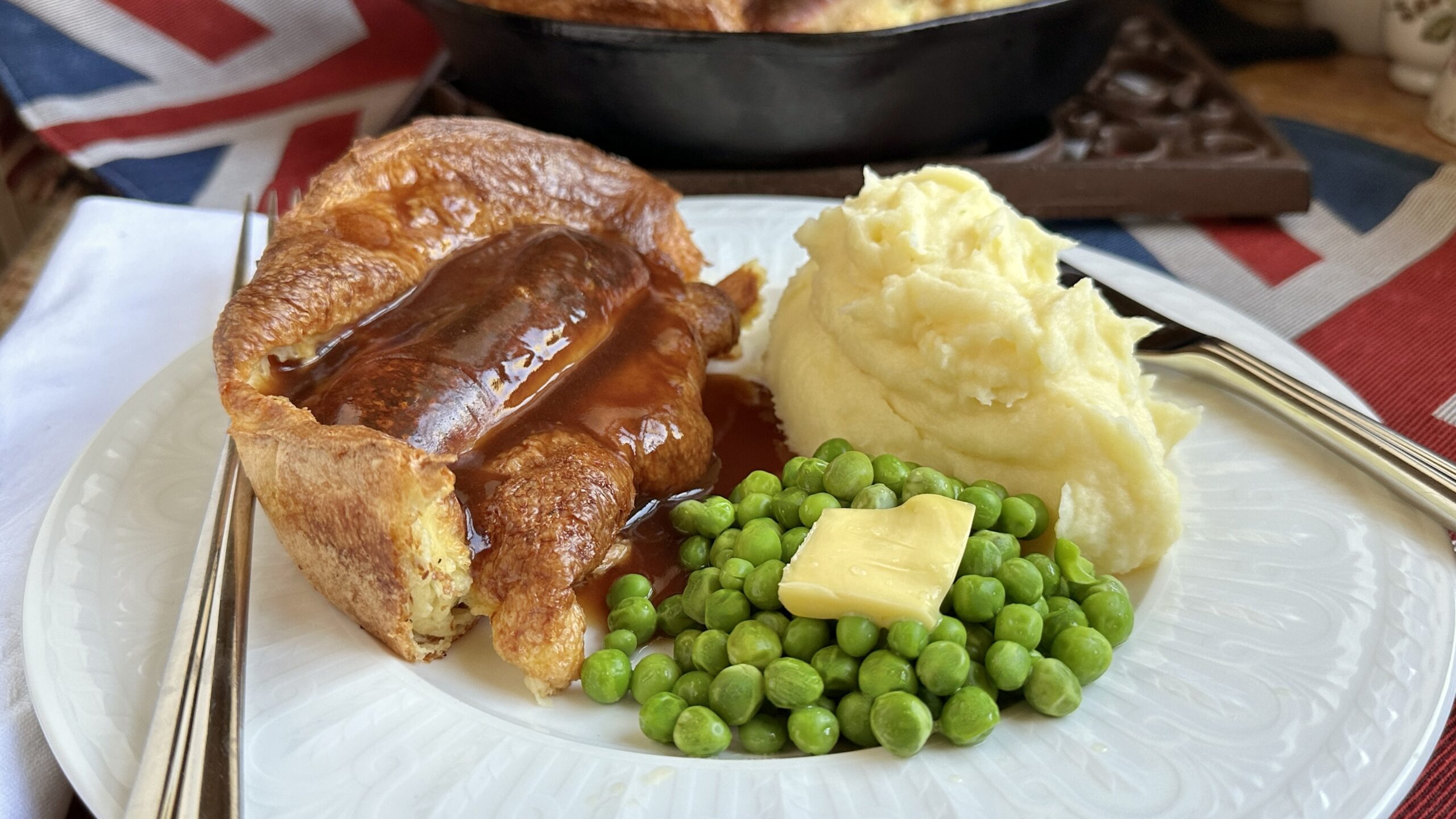 Toad in the Hole (A Classic British Sausage Dish)