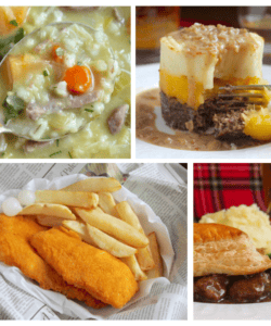 savory scottish recipes collage