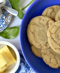 brown butter cookies social media picture