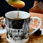 pumpkin spice simple syrup with coffee