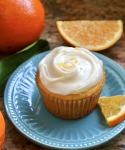 Orange cupcake