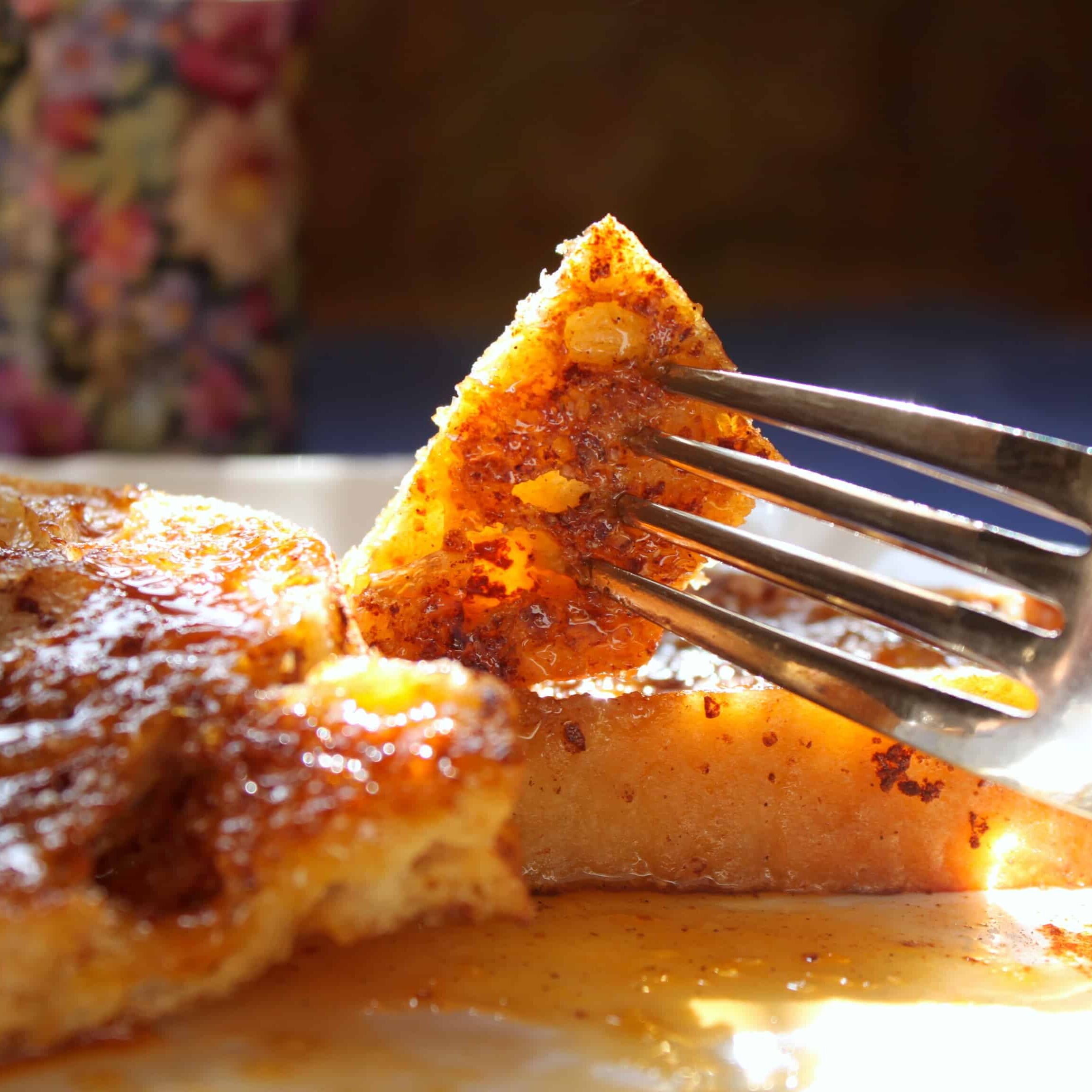 Cinnamon French Toast with orange sauce