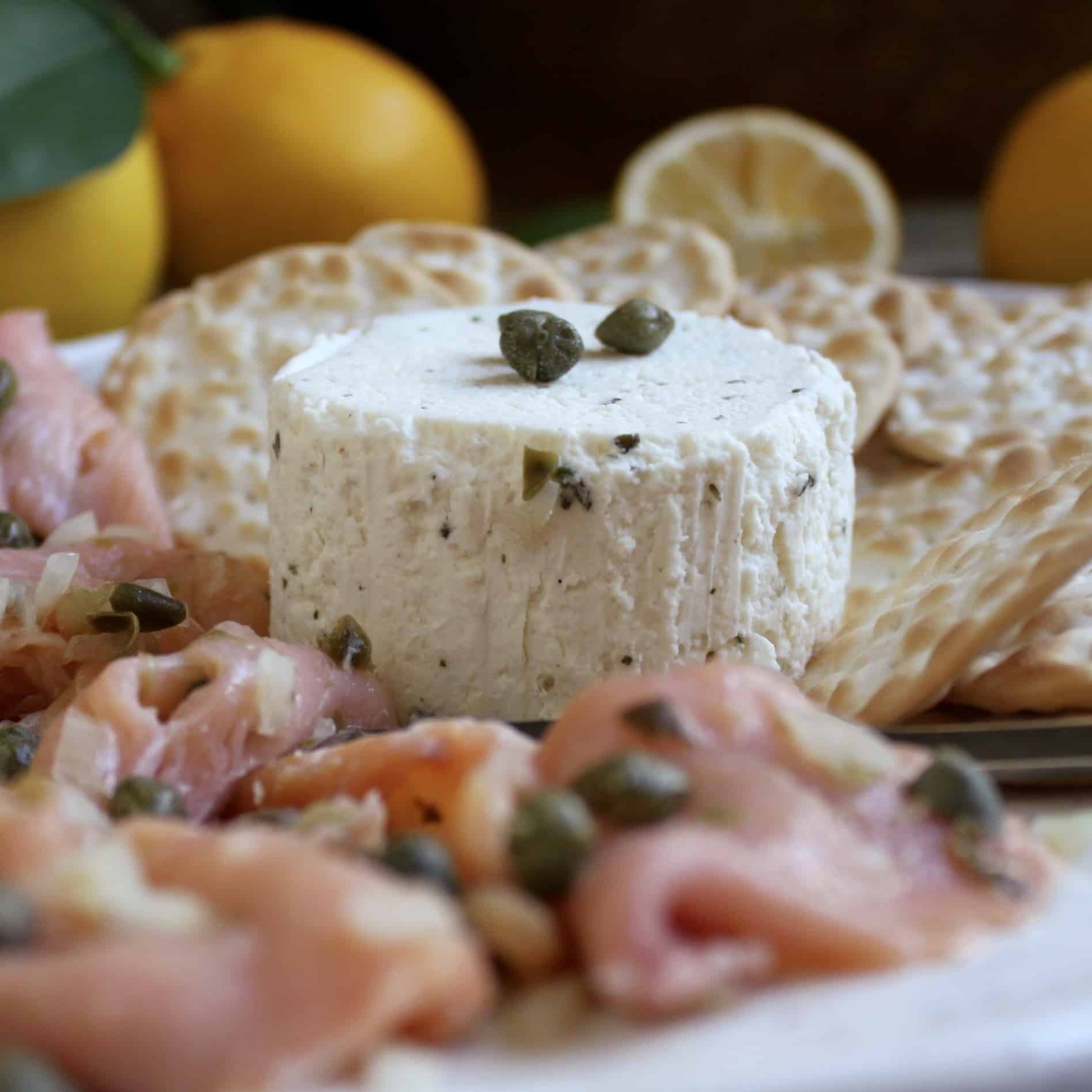 Smoked Salmon and Goat Cheese appetizers