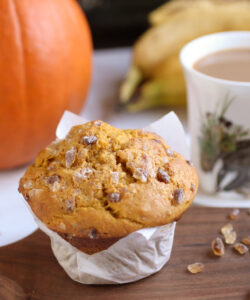 pumpkin banana muffins