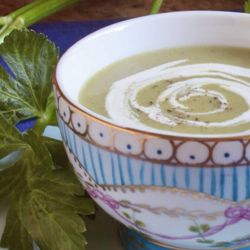 cup of celery soup social media crop