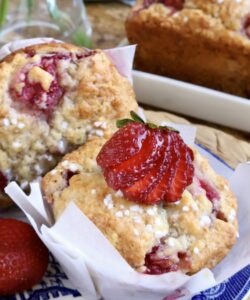 strawberry muffin hero photo